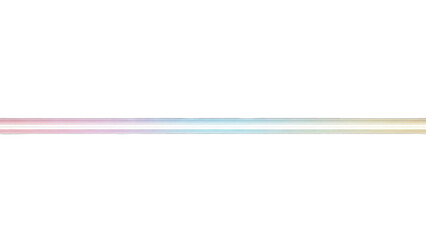 Abstract Rainbow Gradient Light Streak on White Background