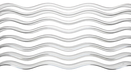 Abstract background of flowing white and grey wavy lines