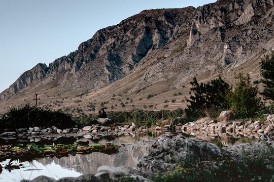 Medieval castle in the Apuseni Mountains, Romania