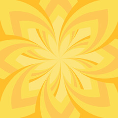 Yellow Abstract Floral Background design