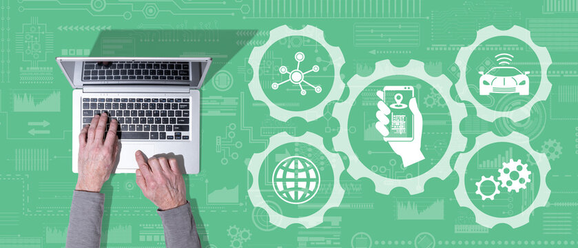 Concept of gps - Powered by Adobe