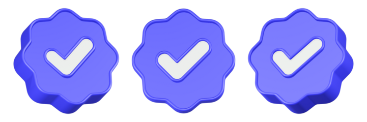 checklist icon 3d render blue gear