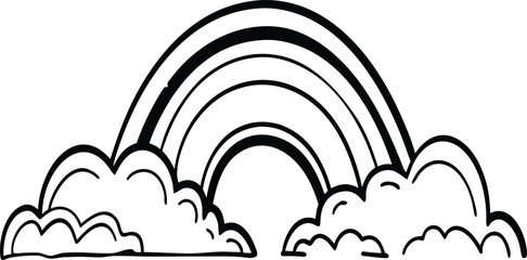 vector illustration of an ancient gate