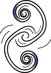 abstract swirl background