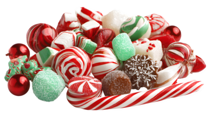 Delicious gourmet chocolate and candy easter eggs in a basket on a white background create a sweet dessert treat for a festive holiday celebration