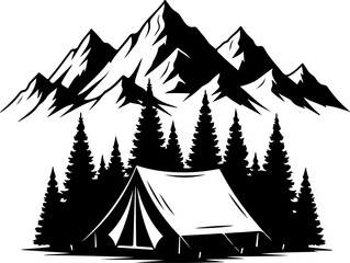 Mysterious Bigfoot Walking Through Rocky Mountain Peaks