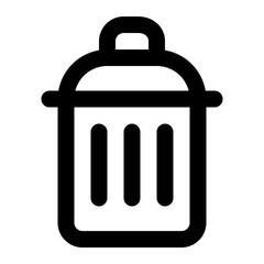 trash icon for illustration