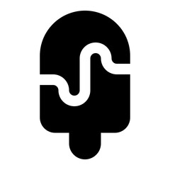 ice cream icon for illustration