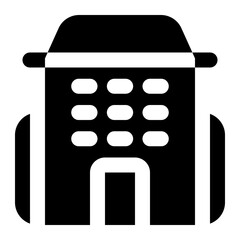 hotel icon for illustration