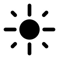 sun icon for illustration