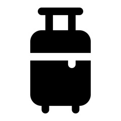 travel bag icon for illustration