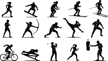 Sports Silhouettes Collection