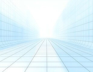 クリーンな余白とグリッドラインが特徴のシンプル背景素材