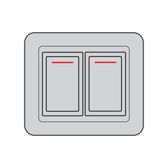 illustration power switch icon