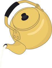 밀가루 반죽을 넣어 보관하는 주전자