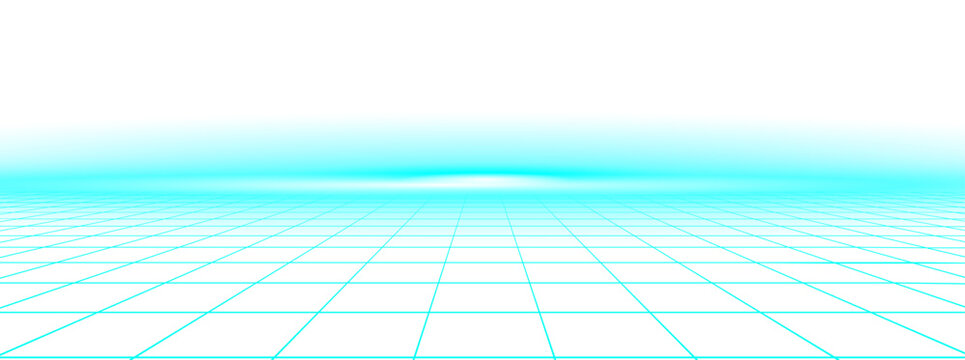 Neon grid game background with cyberpunk smoke effect and vaporwave pink. 80s retro wave or synthwave laser lights for futuristic wallpapers. Geometric galaxy landscape digital glow design for party.