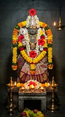 Lord Murugan Hindu Deity Religious Illustration