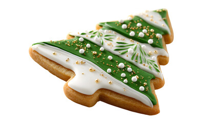 A chinese lion statue and chinese lion sculpture stand beside a wooden toy elephant on a festive plate surrounded by red gingerbread cookies and green candy for a sweet Christmas holiday celebration