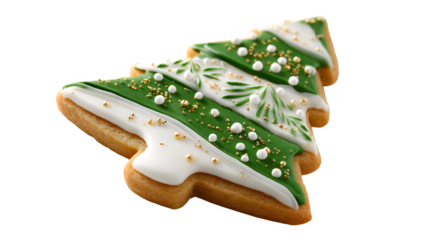 A chinese lion statue and chinese lion sculpture stand beside a wooden toy elephant on a festive plate surrounded by red gingerbread cookies and green candy for a sweet Christmas holiday celebration