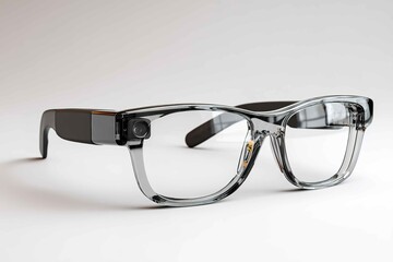smart glasses with augmented reality display and sleek frame