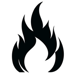 vector illustration of a fire