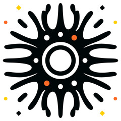 Obraz premium vector illustration of a blot