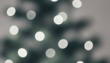 Soft Bokeh Lights with Festive Atmosphere