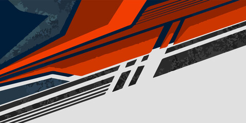 Obraz premium Abstract sporty background with exclusive colors. Abstract racing graphic design, vector design for vehicle wrap, t-shirt, jersey, gamer, esport, racing car, rally, and adventure ready to print.