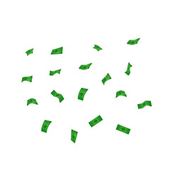 Falling Money Illustration