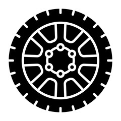 Obraz premium Wheel Icon