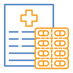 Obraz premium Prescription Icon