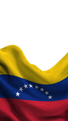 The Venezuelan flag features a horizontal tricolor of yellow, blue, and red. This flag symbolizes the nation&rsquo;s independence and pride, waving proudly as a representation of sovereignty.