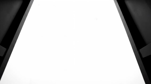 Abstract portal abstract doorway opening conceptual minimalist light white background abstract