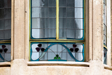 vitrina floral modernistas