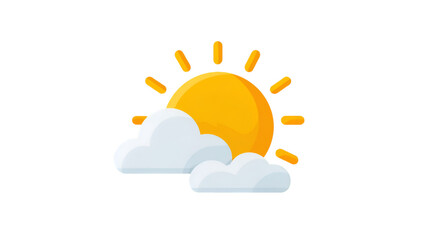 Sun shining through white clouds on black background