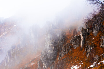 mountains in the clouds, Italy