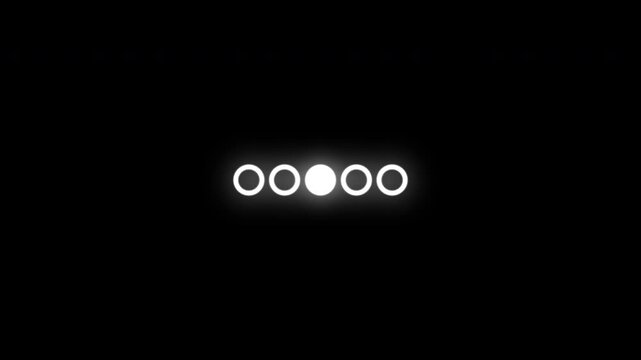 Loading screen 4k alpha animation progress indicator seamless loop transparent ideal for user interfaces, waiting states, and content preloading.