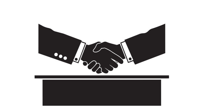 Professional handshake agreement between two business partners symbolizes successful collaboration and trust - Powered by Adobe