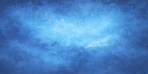 Fototapeta premium Abstract blue grunge background featuring a dark storm cloud texture and bright light patterns for a modern wallpaper design