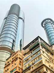 Cityscape of Mongkok in Hong Kong