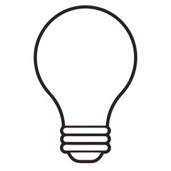 Lightbulb Icon Design Idea, Energy Concept, Innovation Symbol, Brightness Illustration