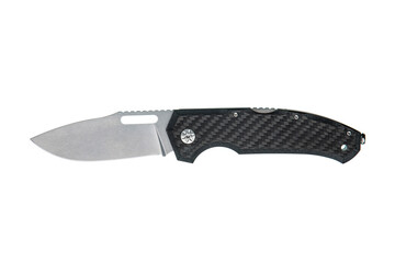 Professional EDC knife with carbon fiber
