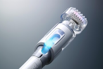 Modern electric toothbrush integrating blue light for advanced oral hygiene