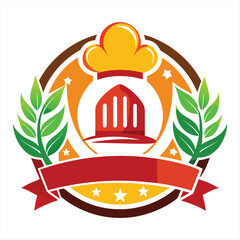  restaurant logo vector illustration