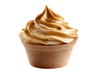 Delicious caramel cupcake
