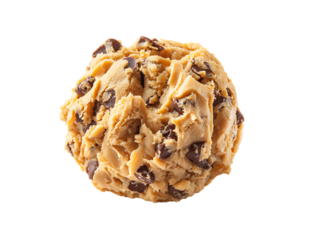 Delicious chocolate chip cookie dough
