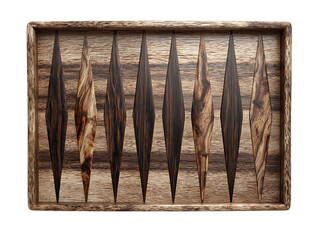 Wooden tray with slatted design