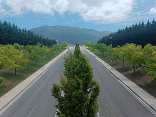 Carreteras hacia las monta&ntilde;as