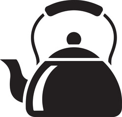 Obraz premium Tea kettle icon