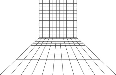 선-라인-입체-3d-그리드-격자-메쉬-모눈종이-그래프 페퍼-배경 © Moon